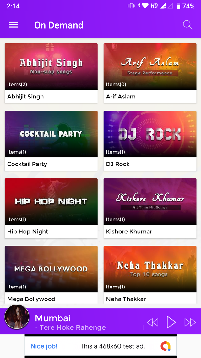 Android Radio App Radio, Streaming, M3U8, M3U, MP3, PLS, AAC